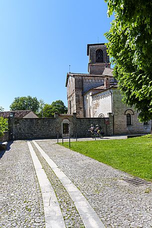 Cyclists in Spilimbergo.