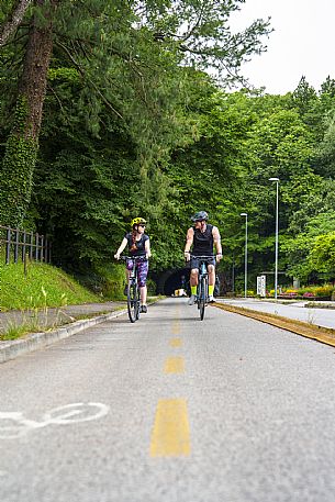 Cyclists in Gorizia