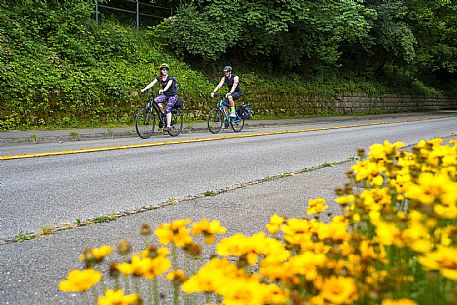 Cyclists in Gorizia