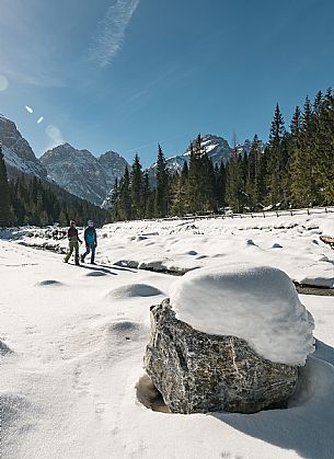 Snowshoeing in Sappada