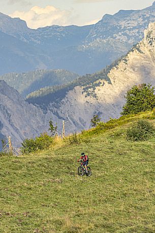 Mountain Bike on the Alps