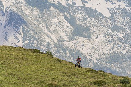 Mountain Bike on the Alps