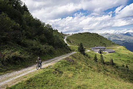 Mountain Bike on the Alps