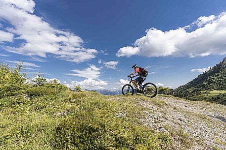 Mountain Bike on the Alps