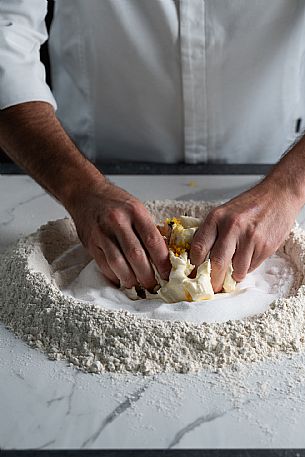 Kneading by hand