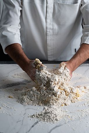 Kneading by hand