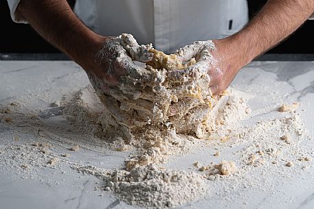 Kneading by hand