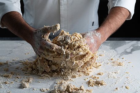 Kneading by hand