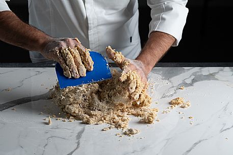 Kneading by hand