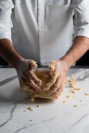 Kneading by hand