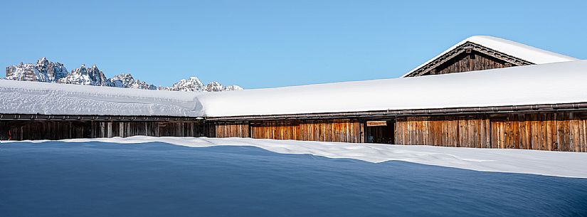 Malga Varmost in winter