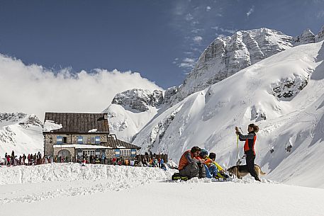 Sella Nevea in winter