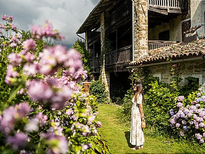 Walking in the Friulian Dolomites, in the villages of Frisanco and Poffabro, considered among the most beautiful villages in Italy