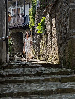 Walking in the Friulian Dolomites, in the villages of Frisanco and Poffabro, considered among the most beautiful villages in Italy