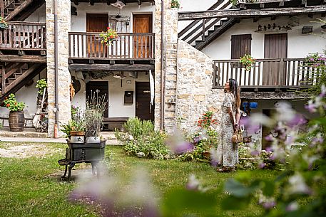 Walking in the Friulian Dolomites, in the villages of Frisanco and Poffabro, considered among the most beautiful villages in Italy