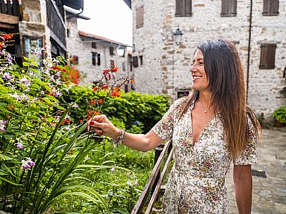 Walking in the Friulian Dolomites, in the villages of Frisanco and Poffabro, considered among the most beautiful villages in Italy