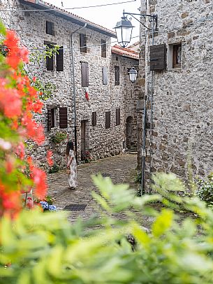 Walking in the Friulian Dolomites, in the villages of Frisanco and Poffabro, considered among the most beautiful villages in Italy