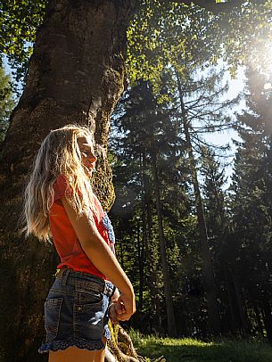 Fun Area dell'Angelo di Tarvisio: for young and old, an area that offers various activities and all within easy reach: zipline, bobsleigh on rails, bike park, animal trail, footpath and park for children