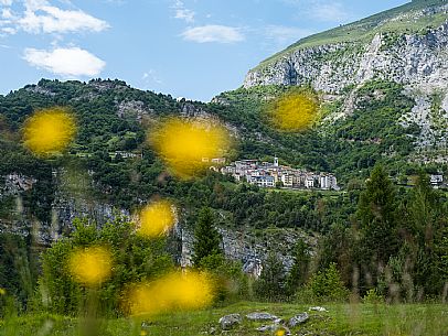 Casso in summer. Dolomiti Friulane Natural Park