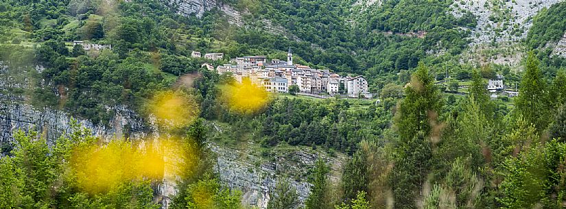 Casso in summer. Dolomiti Friulane Natural Park