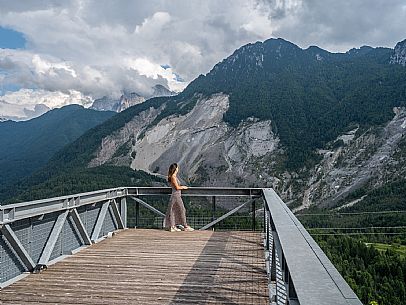 The Nuovo Spazio di Casso is an experimental Centre for Contemporary Mountain and Landscape Culture. Friulian Dolomites Natural Park.