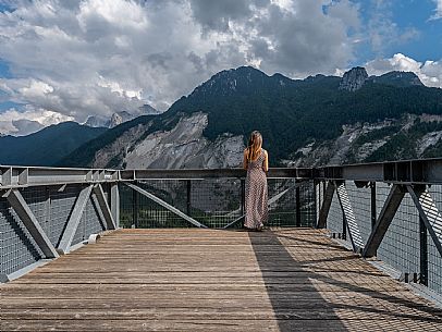 The Nuovo Spazio di Casso is an experimental Centre for Contemporary Mountain and Landscape Culture. Friulian Dolomites Natural Park.