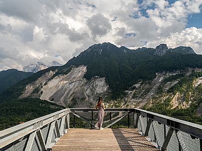 The Nuovo Spazio di Casso is an experimental Centre for Contemporary Mountain and Landscape Culture. Friulian Dolomites Natural Park.