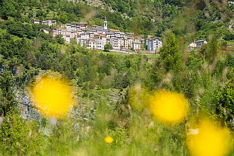 Casso in summer. Dolomiti Friulane Natural Park