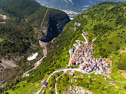 Casso in summer. Dolomiti Friulane Natural Park