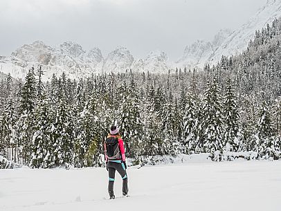 Val Saisera, Snowshoeing, The Forest Sound Track, Valbruna