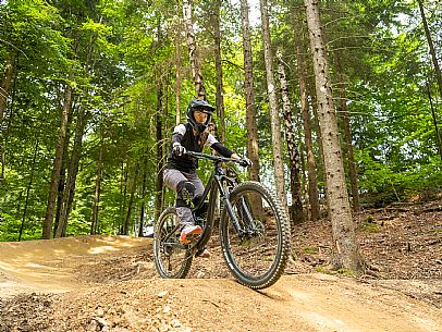 The Angel Bike Park offers a real alternative for those seeking adrenaline and fun, with two routes, Cervo for beginners and Lince, longer, for the more experienced. Tarvisio, Piana dell'Angelo. The Angel Bike Park offers a real alternative for those seeking adrenaline and fun, with two routes, Cervo for beginners and Lince, longer, for the more experienced. Tarvisio, Piana dell'Angelo.