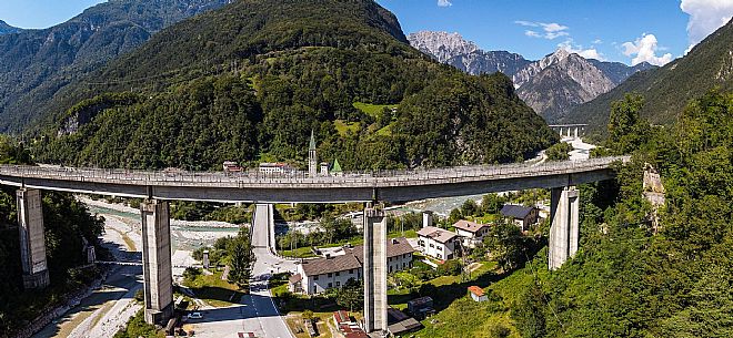 Alpe Adria cycle path - Tarvisio-Venzone-Finanziato dal Fondo europeo di sviluppo regionale e Interreg V-A Italia-Austria 2014-2020 progetto BIKE NAT