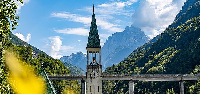 Alpe Adria cycle path - Tarvisio-Venzone-Finanziato dal Fondo europeo di sviluppo regionale e Interreg V-A Italia-Austria 2014-2020 progetto BIKE NAT