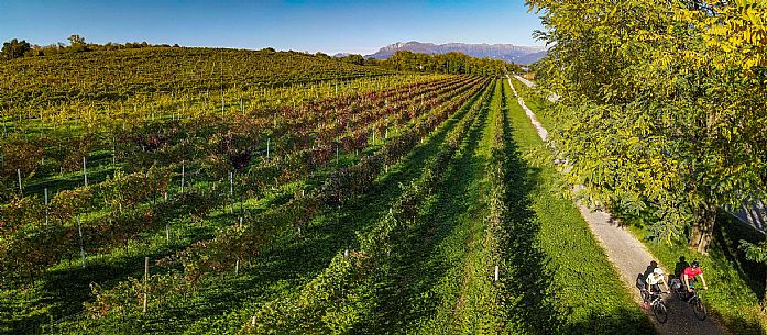 Alpe Adria cycle path - Venzone-Udine-Finanziato dal Fondo europeo di sviluppo regionale e Interreg V-A Italia-Austria 2014-2020 progetto BIKE NAT