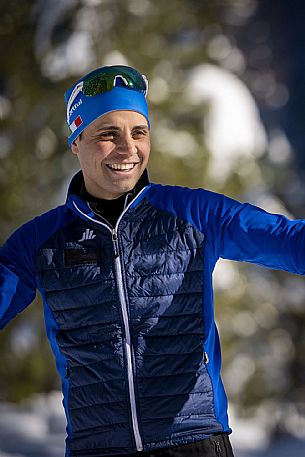 Cross country skiing in Val Saisera