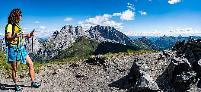 Vista sul Massiccio del Coglians - Carnia