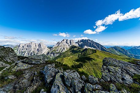 Vista sul Massiccio del Coglians - Carnia