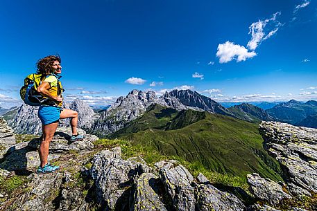 Vista sul Massiccio del Coglians - Carnia