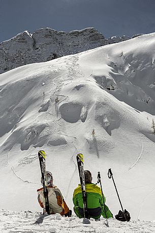 Sella Nevea in winter