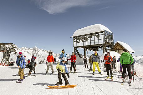 Sella Nevea in winter