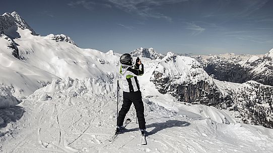 Sella Nevea in winter