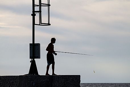 Young fisherman