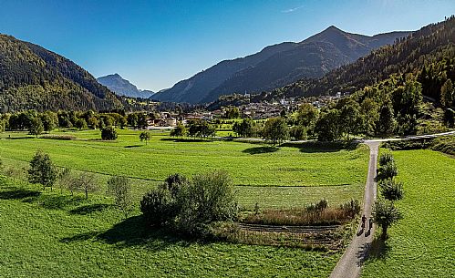 Alpe Adria cycle path - Carnia-Paluzza-Finanziato dal Fondo europeo di sviluppo regionale e Interreg V-A Italia-Austria 2014-2020 progetto BIKE NAT