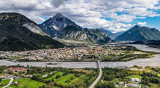 Alpe Adria cycle path - Carnia-Paluzza-Finanziato dal Fondo europeo di sviluppo regionale e Interreg V-A Italia-Austria 2014-2020 progetto BIKE NAT